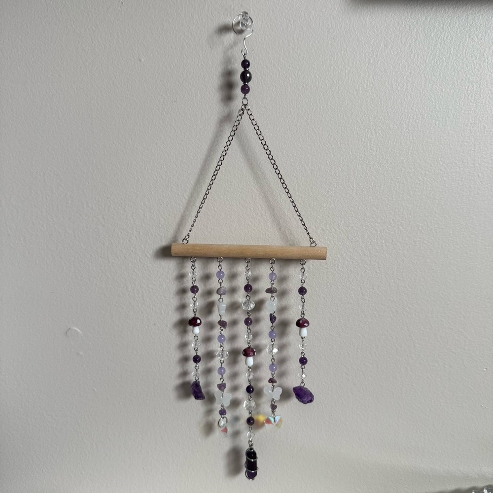 Hanging Amethyst Suncatcher